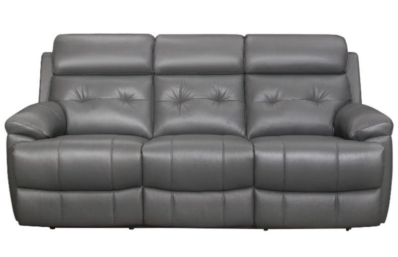 Homelegance Furniture Lambent Double Reclining Sofa in Dark Gray 9529DGY-3 image