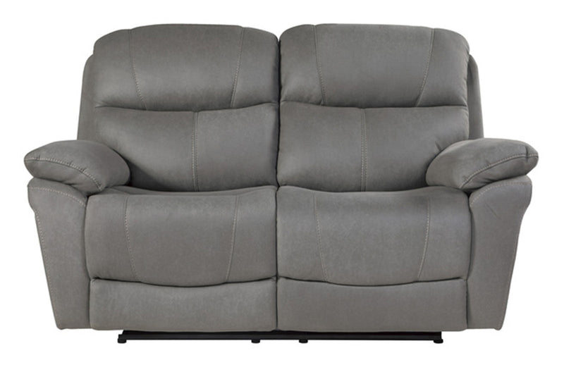 Homelegance Furniture Longvale Double Power Reclining Loveseat in Gray 9580GY-2PWH image