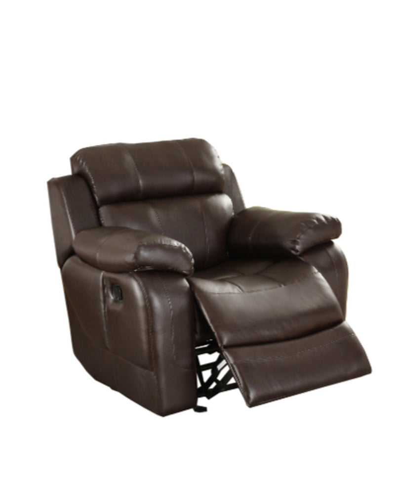 Homelegance Furniture Marille Glider Reclining Chair in Brown 9724BRW-1 image
