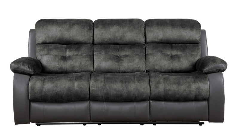 Homelegance Furniture Acadia Double Reclining Sofa in Gray 9801GY-3 image