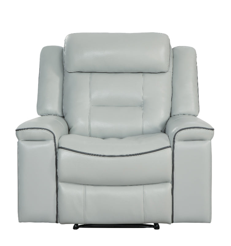 Homelegance Furniture Darwan Lay Flat Reclining Chair in Light Gray 9999GY-1 image