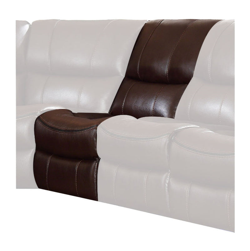 Homelegance Furniture Pecos Armless Reclining Chair in Dark Brown 8480BRW-AR image