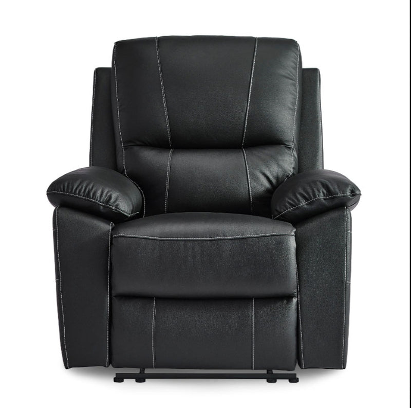 Homelegance Furniture Greeley Reclining Chair in Black 8325BLK-1 image