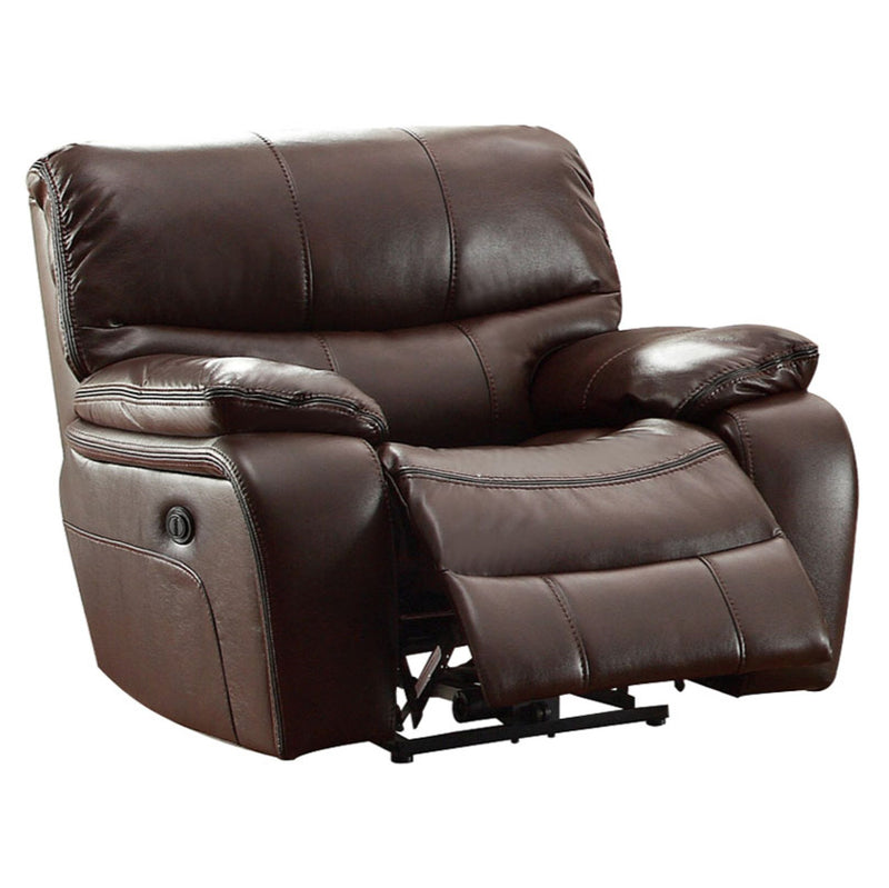 Homelegance Furniture Pecos Power Reclining Chair in Dark Brown 8480BRW-1PW image