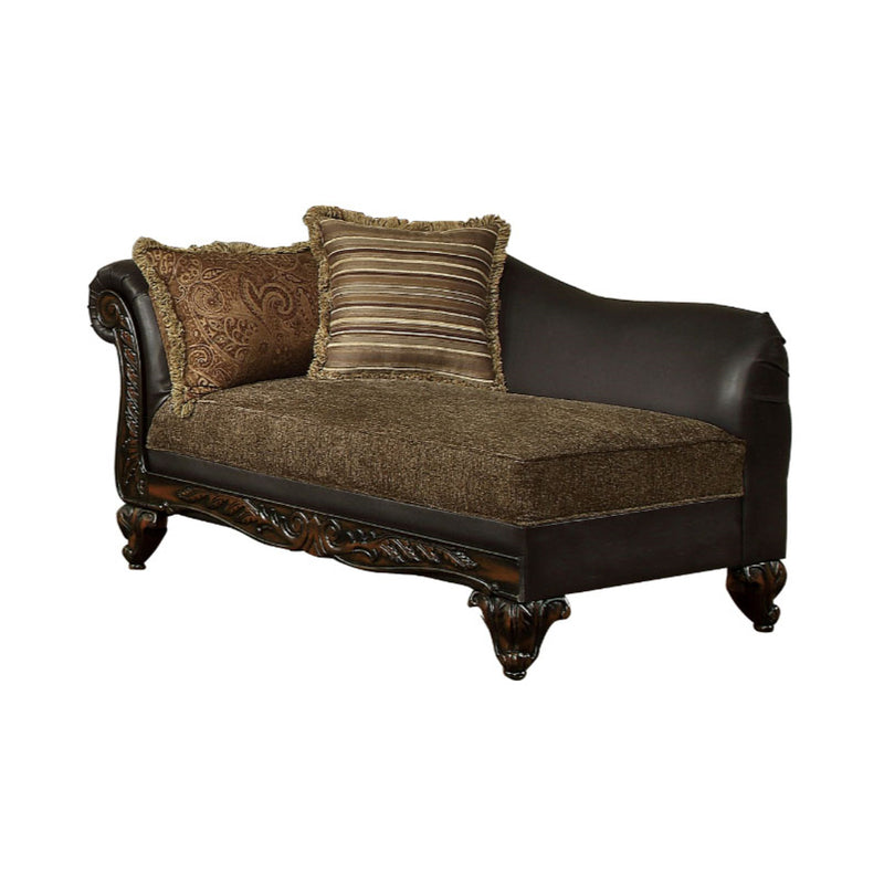 Homelegance Furniture Thibodaux Chaise in Brown 8233TT-5 image