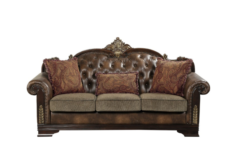 Homelegance Furniture Croydon Sofa in Cherry 9815-3* image
