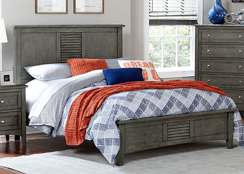 Homelegance Furniture Garcia King Panel Bed in Gray 2046K-1EK image