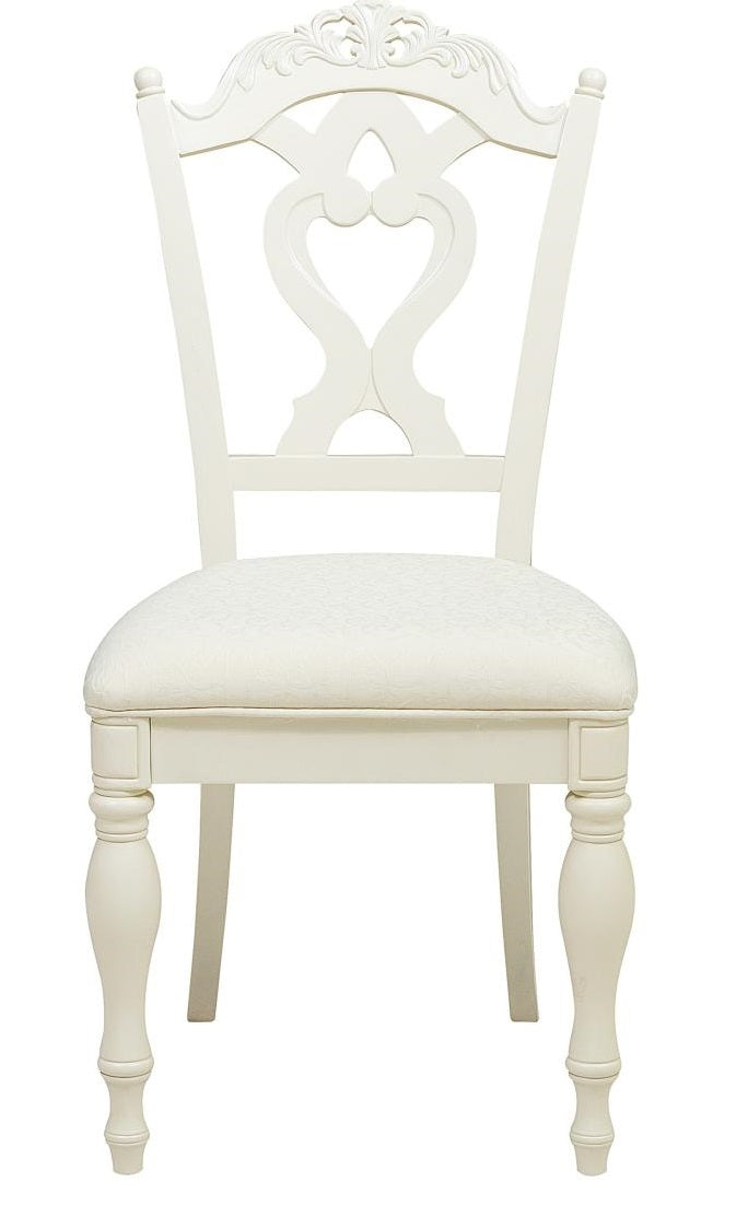 Homelegance Cinderella Desk Chair in Ecru White 13886-11C image