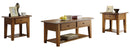 Homelegance Simone 3-Piece Occasional Table Set in Warm Oak 3231-31 image