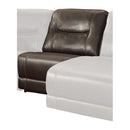Homelegance Furniture Columbus Armless Reclining Chair in Dark Brown 8490-AR image