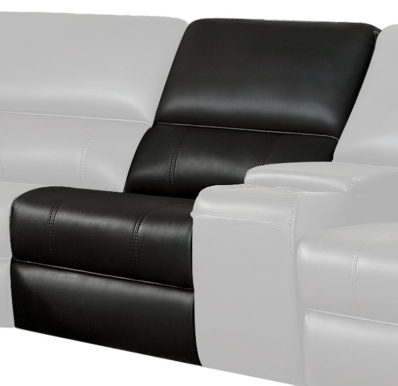 Homelegance Furniture Falun Power Armless Reclining Chair in Dark Brown 8260DB-ARPW image
