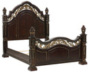 Homelegance Catalonia King Poster Bed in Cherry 1824K-1EK image