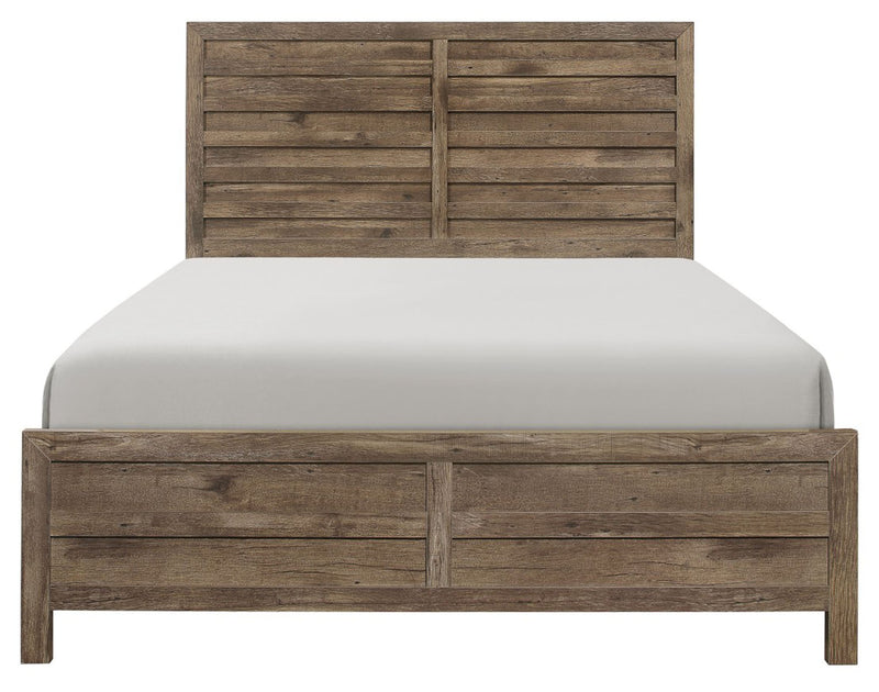 Homelegance Furniture Mandan King Panel Bed in Weathered Pine 1910K-1EK* image