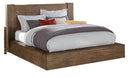 Homelegance Korlan Queen Platform Bed in Brown Oak 1743-1* image