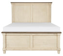 Homelegance Weaver King Panel Bed in Antique White 1626K-1EK* image