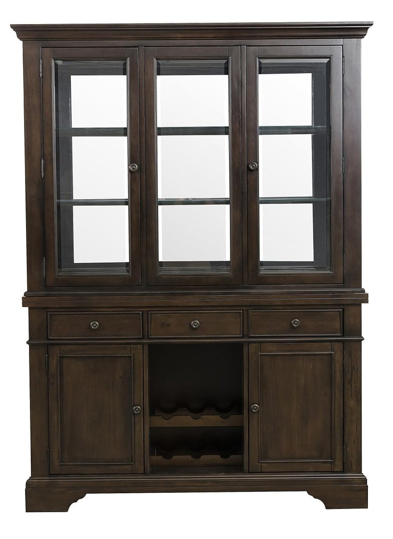 Homelegance Reid Buffet and Hutch in Dark Cherry 5267RF-50* image
