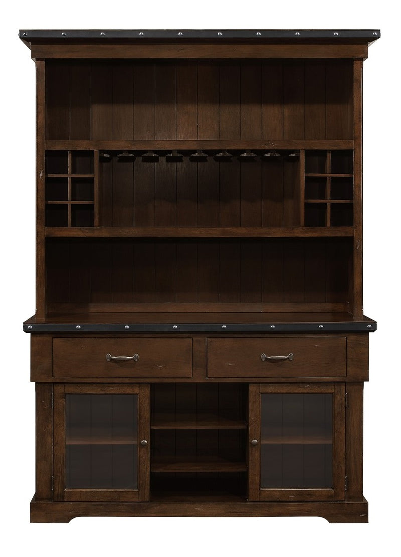 Homelegance Schleiger Buffet and Hutch in Dark Brown 5400-50* image