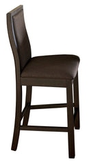 Homelegance Compson Counter Height Chair in Natural and Walnut (Set of 2) image