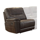 Homelegance Furniture Columbus Left Side Reclining Chair in Dark Brown 8490-LR image