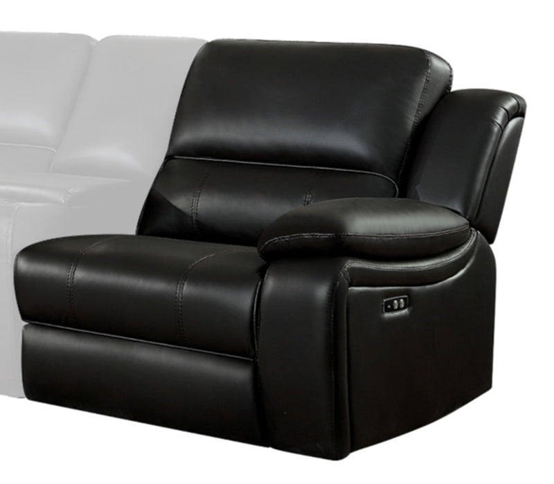 Homelegance Furniture Falun Power RSF Reclining Chair with USB Port in Dark Brown 8260DB-RRPW image