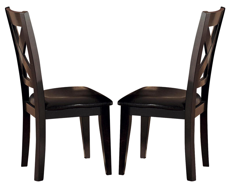 Homelegance Crown Point Side Chair in Merlot (set of 2) 1372S image