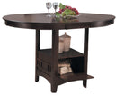 Homelegance Junipero Counter Height Table in Dark Cherry 2423-36 image