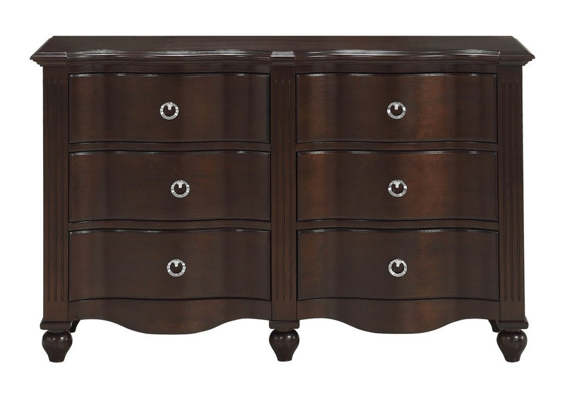 Homelegance Meghan 6 Drawer Dresser in Espresso 2058C-5 image