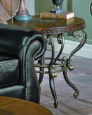 Homelegance Jenkins End Table in Warm Tobacco 5553-04 image