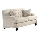 Homelegance Furniture Clemencia Loveseat in Beige 8380-2 image