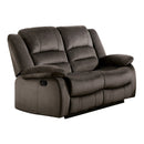 Homelegance Furniture Jarita Double Reclining Loveseat in Chocolate 8329CH-2 image