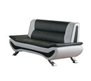 Homelegance Furniture Veloce Loveseat in Black/Ivory 8219-2 image