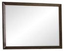 Homelegance Ridgewood Mirror in Rustic Burnished Oak 1600-6 image