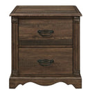 Homelegance Beaver Creek Nightstand in Rustic Brown 1609-4 image