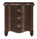 Homelegance Meghan 3 Drawer Nightstand in Espresso 2058C-4 image