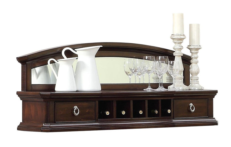 Homelegance Keegan Server Top with Mirror in Cherry 2546-40M image