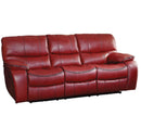 Homelegance Furniture Pecos Double Reclining Sofa in Red 8480RED-3 image