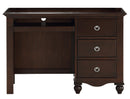 Homelegance Meghan 3 Drawer Writing Desk in Espresso 2058C-15 image