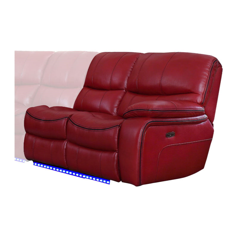 Homelegance Furniture Pecos Power Right Side Reclining Loveseat in Red 8480RED-2RPD image