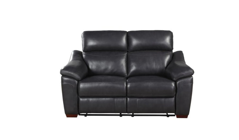 Homelegance Furniture Renzo Power Double Reclining Loveseat in Dark Gray 9805DG-2PW image