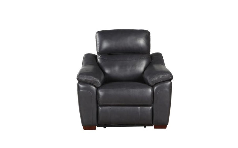 Homelegance Furniture Renzo Power Double Reclining Chair in Dark Gray 9805DG-1PW image
