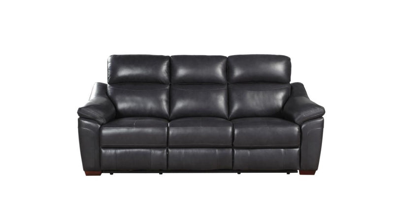 Homelegance Furniture Renzo Power Double Reclining Sofa in Dark Gray 9805DG-3PW image
