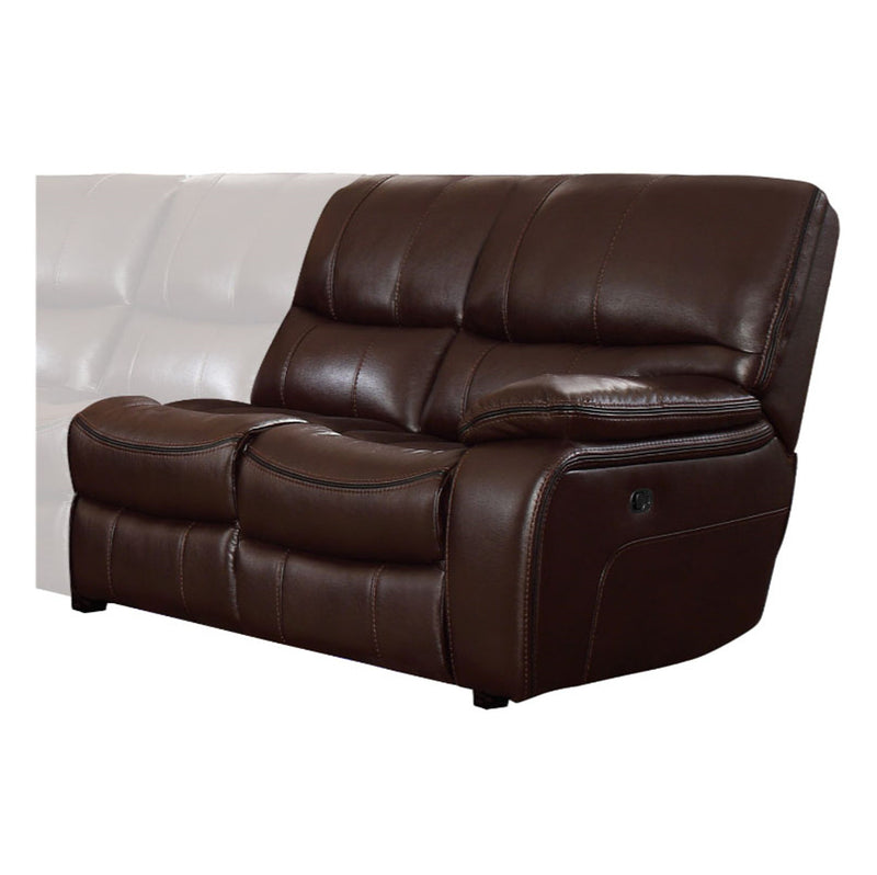 Homelegance Furniture Pecos Right Side Reclining Loveseat in Dark Brown 8480BRW-2R image