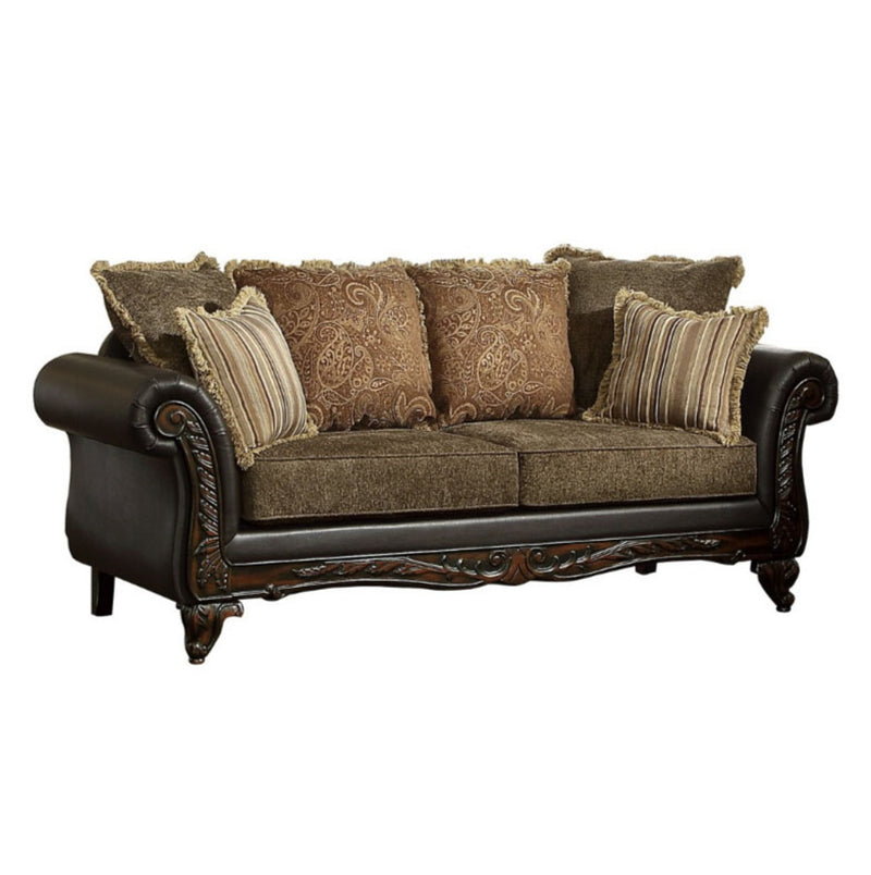 Homelegance Furniture Thibodaux Sofa in Brown 8233TT-3 image