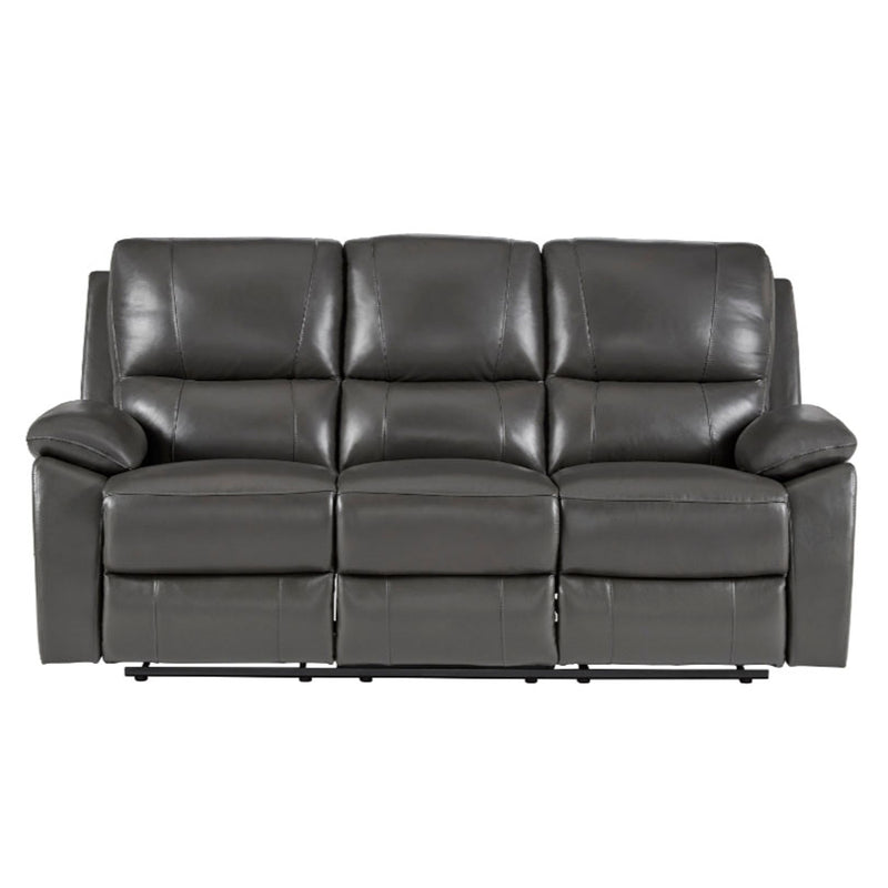 Homelegance Furniture Greeley Double Reclining Sofa in Gray 8325GRY-3 image