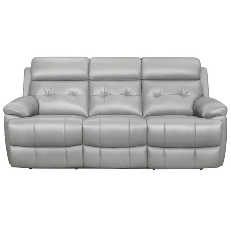 Homelegance Furniture Lambent Double Reclining Sofa in Silver Gray 9529SVE-3 image