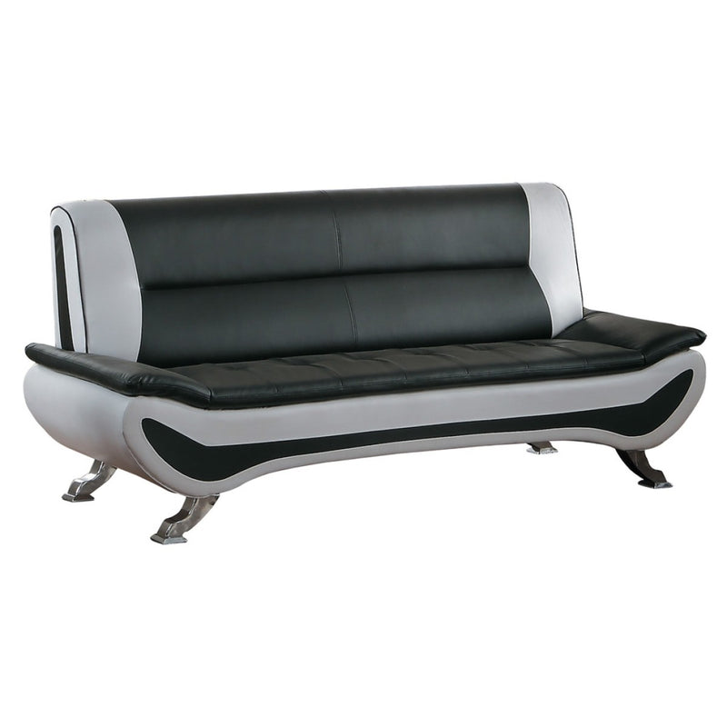 Homelegance Furniture Veloce Sofa in Black/Ivory 8219-3 image