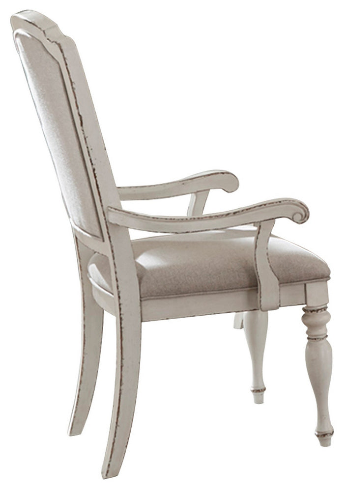 Homelegance Willowick Arm Chair in Antique White (Set of 2) image